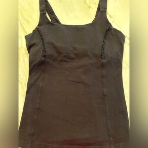 Rese Black Tank with shelf bra, Size Medium
